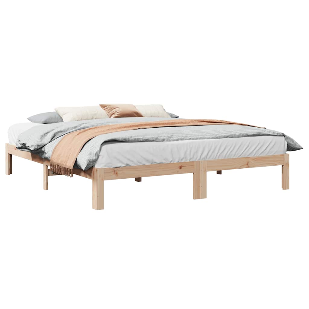 Bedframe zonder matras massief grenenhout 180x200 cm is nu te koop bij PeponiXL, paradijselijk wonen!