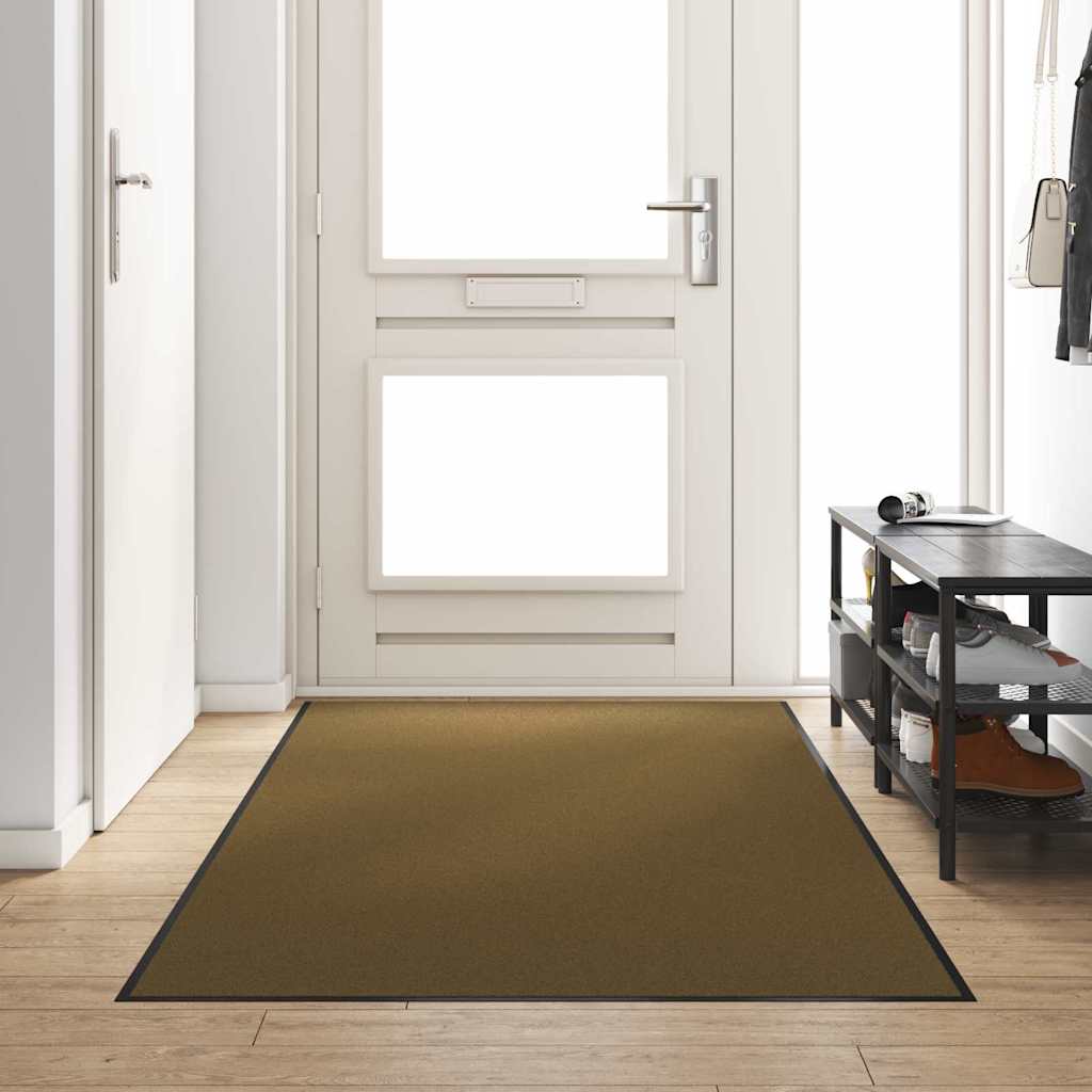 Deurmat Anders Bruin en zwart 120 x 300 cm Polyamide en PVC is nu te koop bij PeponiXL, paradijselijk wonen!