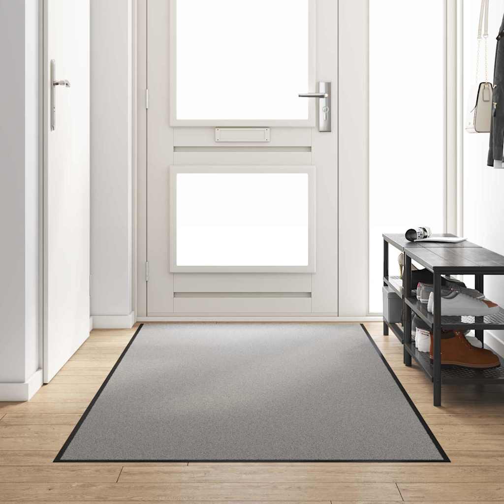 Deurmat Grijs en zwart 120 x 300 cm 100% Polyamide is nu te koop bij PeponiXL, paradijselijk wonen!