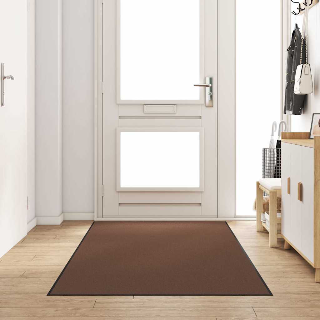 Deurmat Bruin en zwart 120 x 300 cm 100% Polyamide is nu te koop bij PeponiXL, paradijselijk wonen!