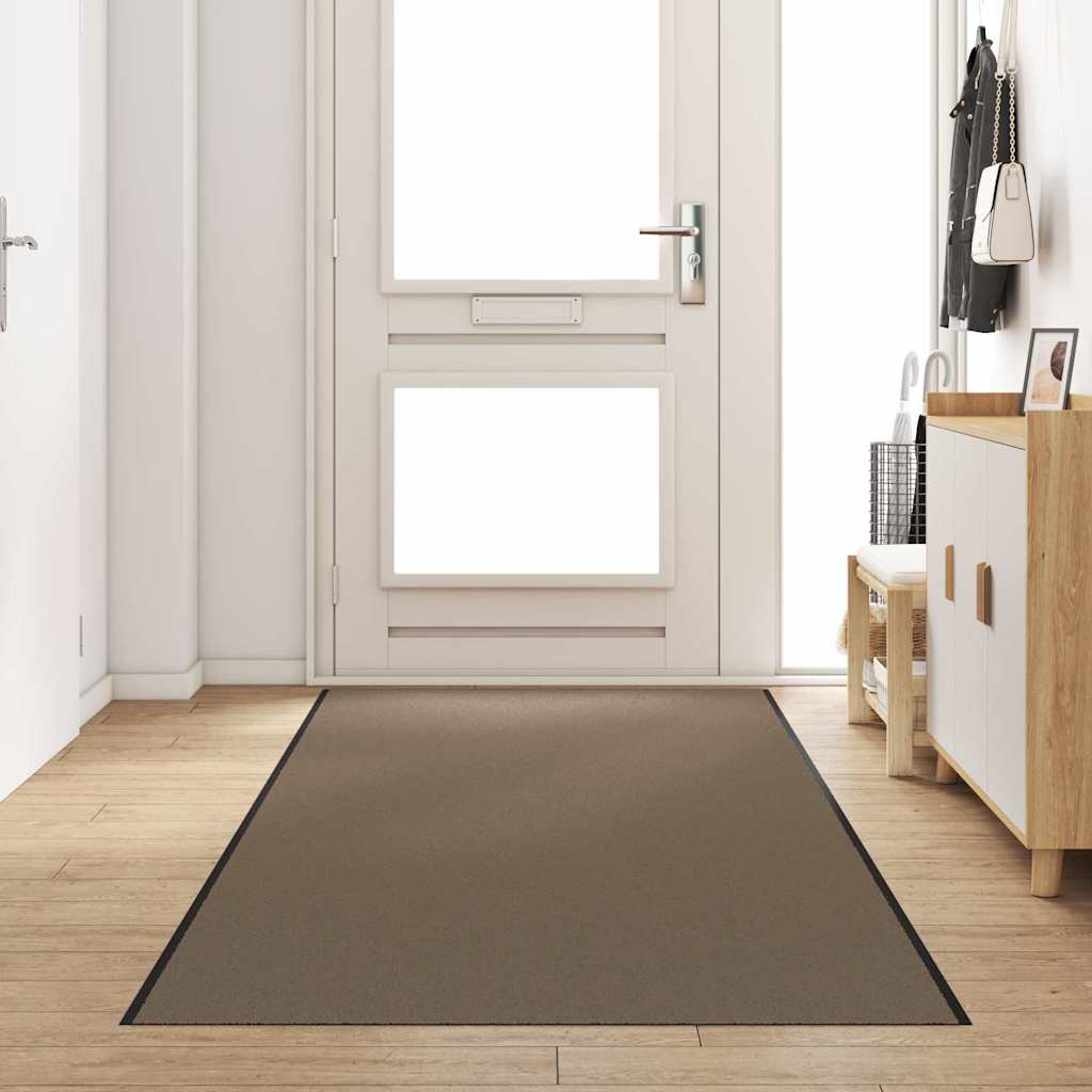 Deurmat Beige en zwart 120 x 350 cm 100% Polyamide is nu te koop bij PeponiXL, paradijselijk wonen!