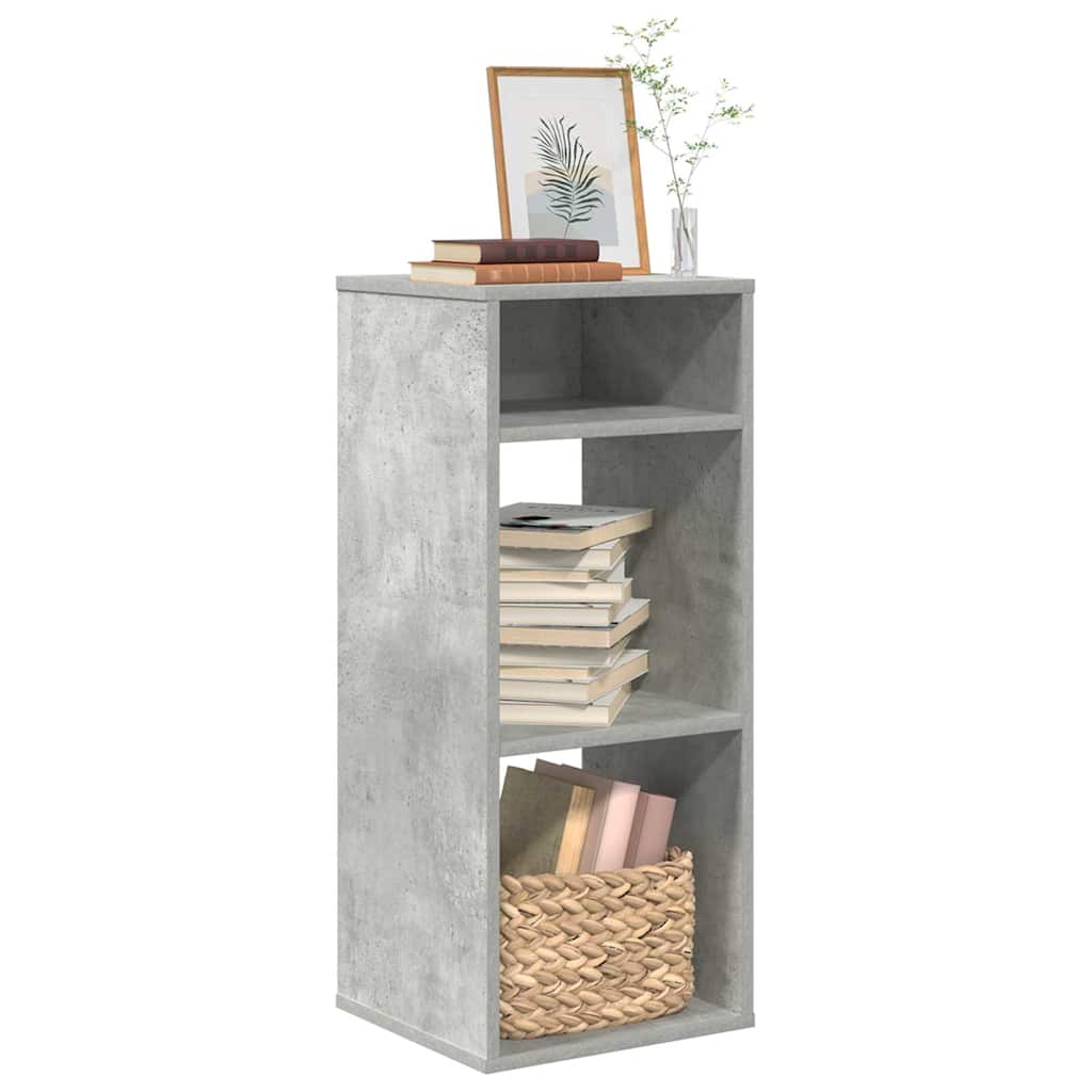 Boekenkast 34x31x80 cm bewerkt hout betongrijs is nu te koop bij PeponiXL, paradijselijk wonen!