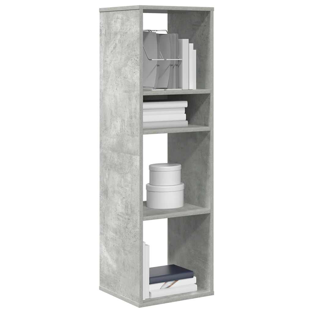 Boekenkast 34x31x112 cm bewerkt hout betongrijs is nu te koop bij PeponiXL, paradijselijk wonen!