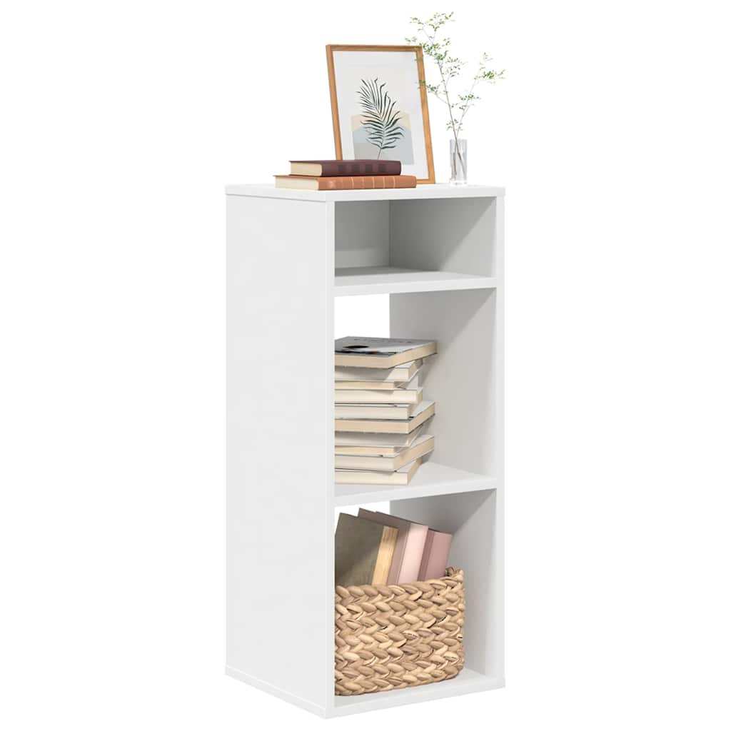 Boekenkast 34x31x80 cm bewerkt hout wit is nu te koop bij PeponiXL, paradijselijk wonen!