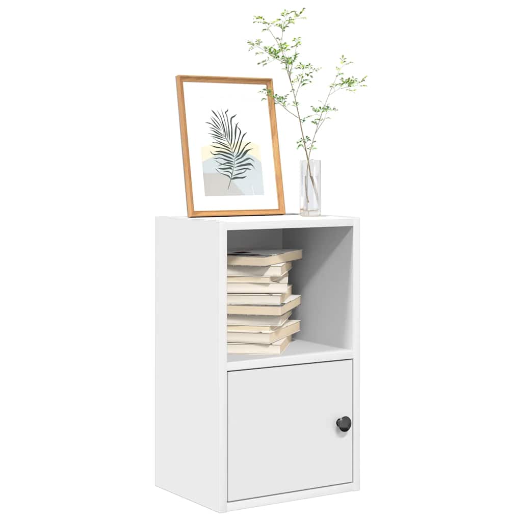Boekenkast 31x24x52 cm bewerkt hout wit is nu te koop bij PeponiXL, paradijselijk wonen!