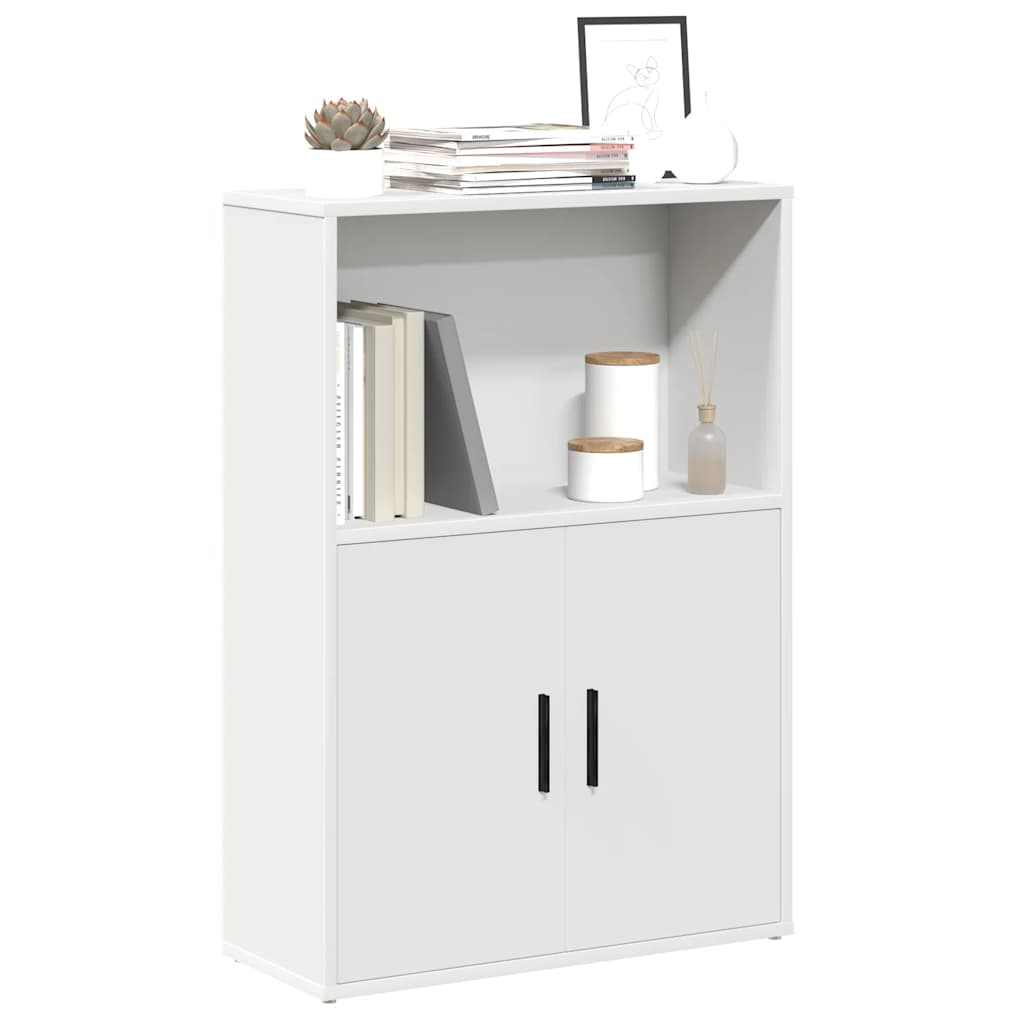 Boekenkast 60x24x85 cm bewerkt hout wit is nu te koop bij PeponiXL, paradijselijk wonen!