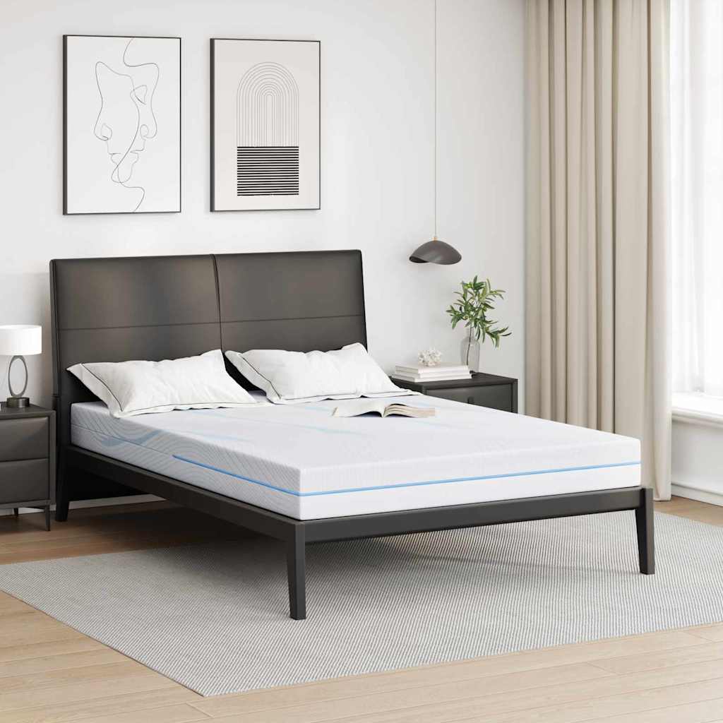 Matras Wit 140 x 190 cm Jacquard stof is nu te koop bij PeponiXL, paradijselijk wonen!