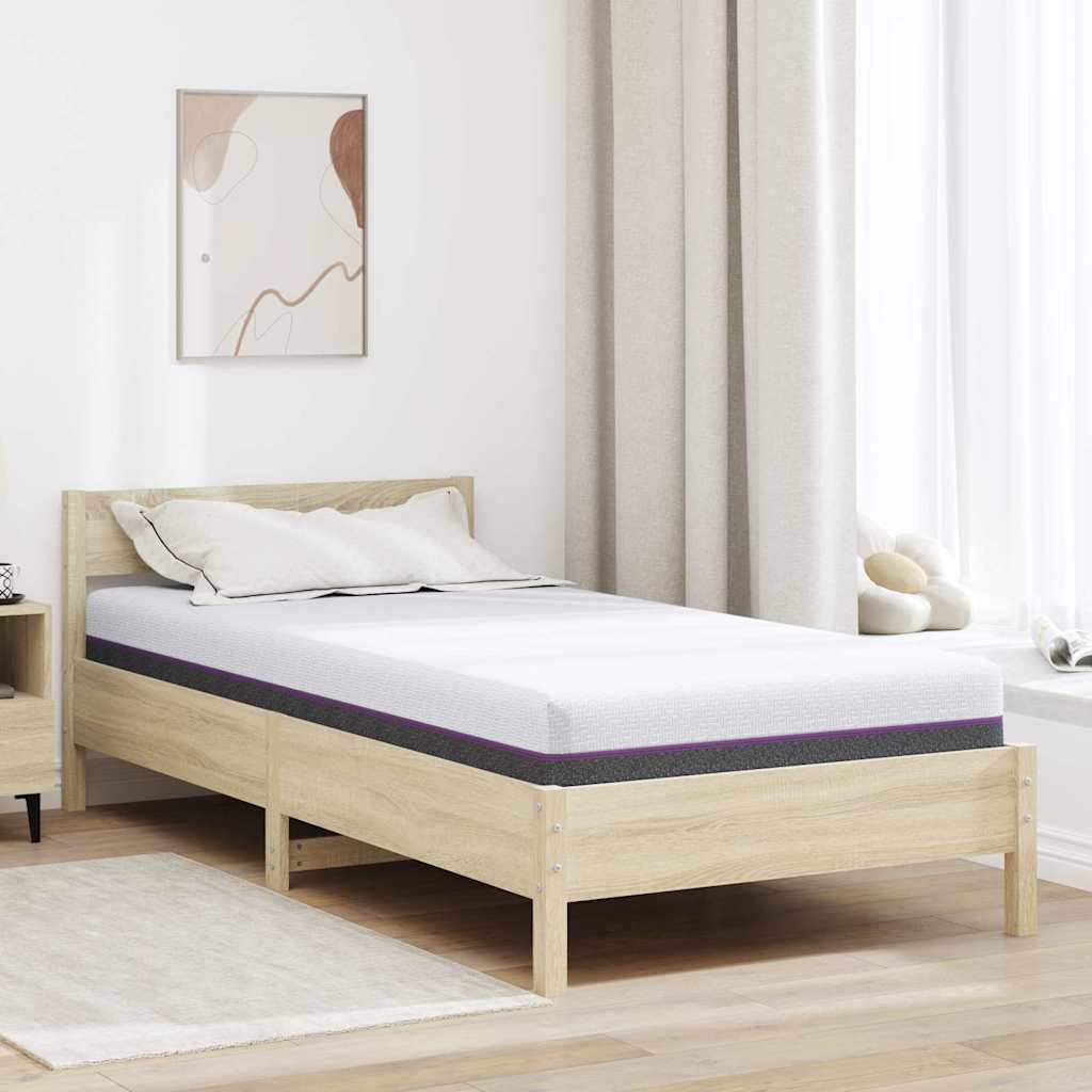 Matras Wit en Grijs 120 x 200 cm Jacquard stof is nu te koop bij PeponiXL, paradijselijk wonen!