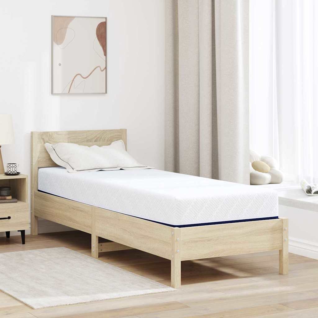 Matras Wit en Blauw 80 x 200 cm Jacquard stof is nu te koop bij PeponiXL, paradijselijk wonen!