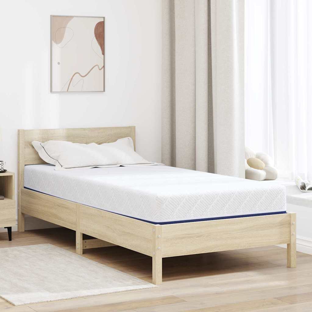 Matras Wit en Blauw 120 x 200 cm Jacquard stof is nu te koop bij PeponiXL, paradijselijk wonen!
