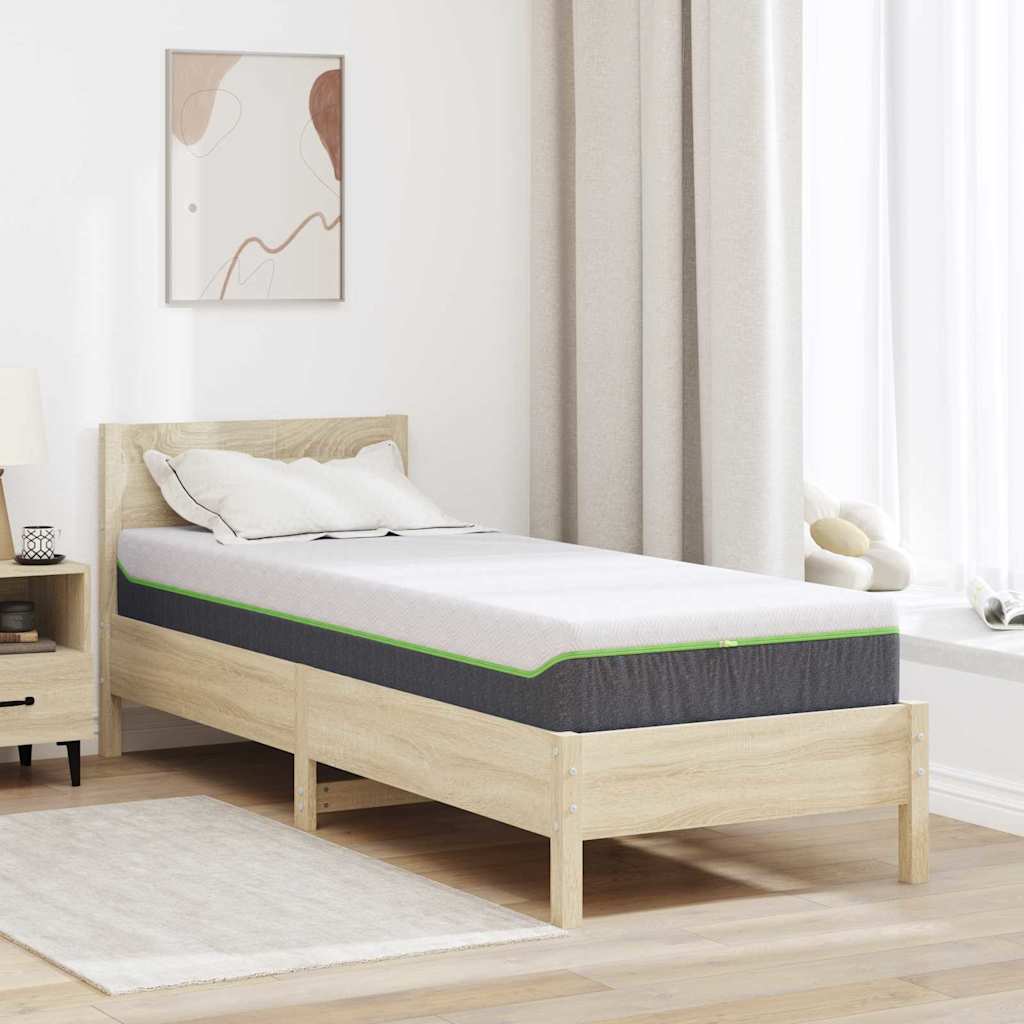 Matras Wit en Grijs 70 x 200 cm Jacquard stof is nu te koop bij PeponiXL, paradijselijk wonen!