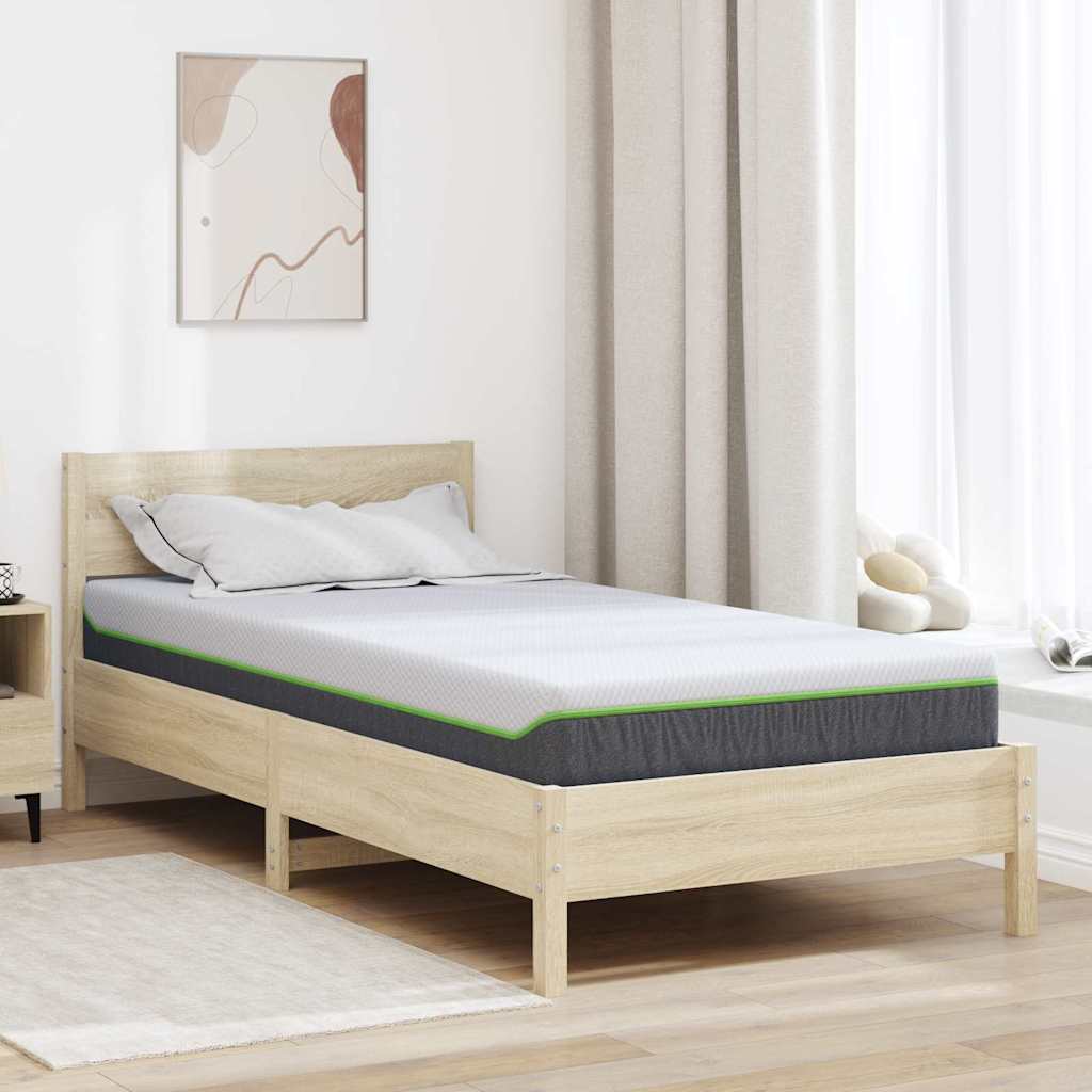 Matras Wit en Grijs 90 x 190 cm Jacquard stof is nu te koop bij PeponiXL, paradijselijk wonen!