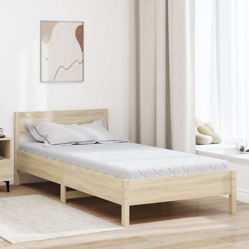Matras Wit 90 x 200 cm Jacquard stof is nu te koop bij PeponiXL, paradijselijk wonen!