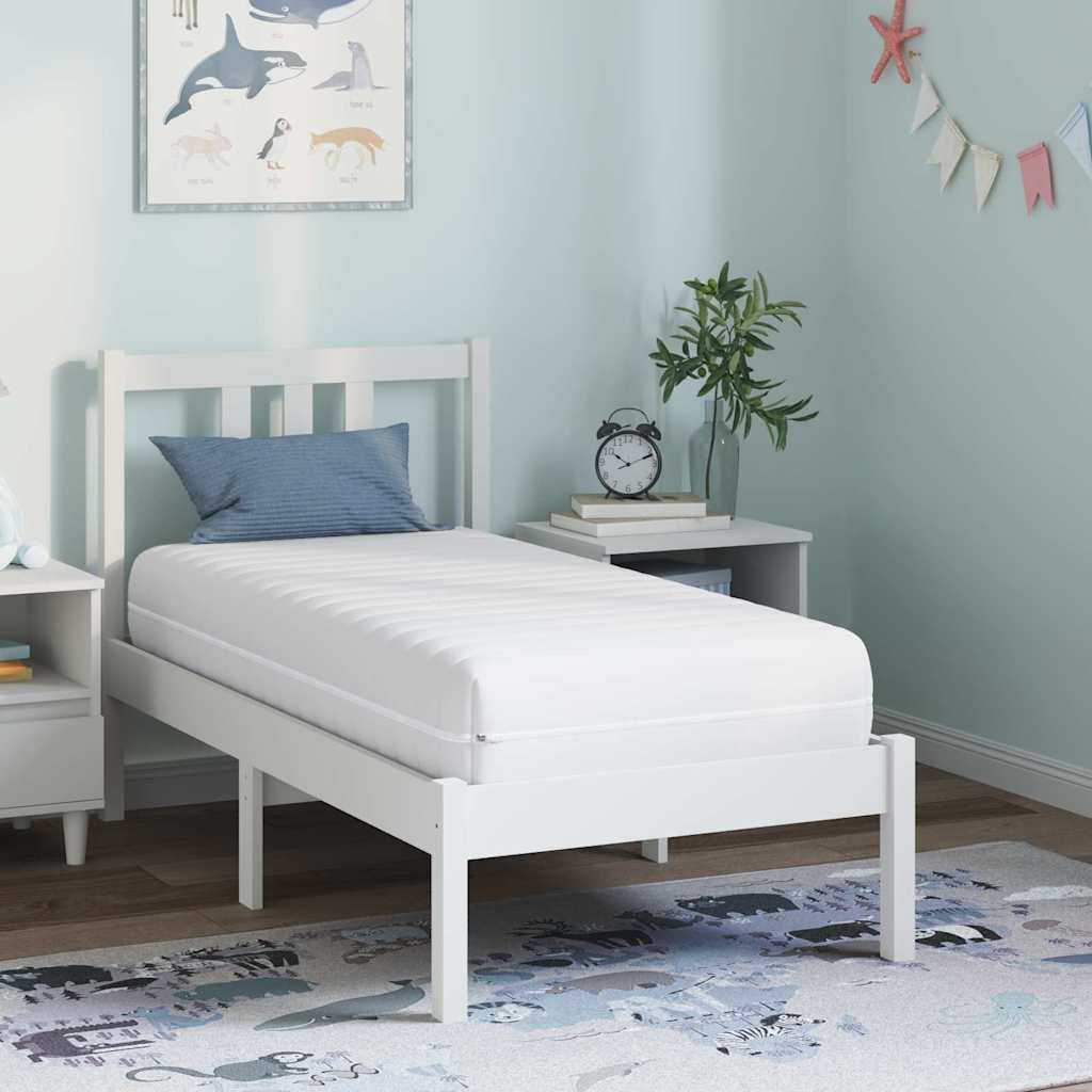 Matras Wit 70 x 140 cm Pocketvering is nu te koop bij PeponiXL, paradijselijk wonen!