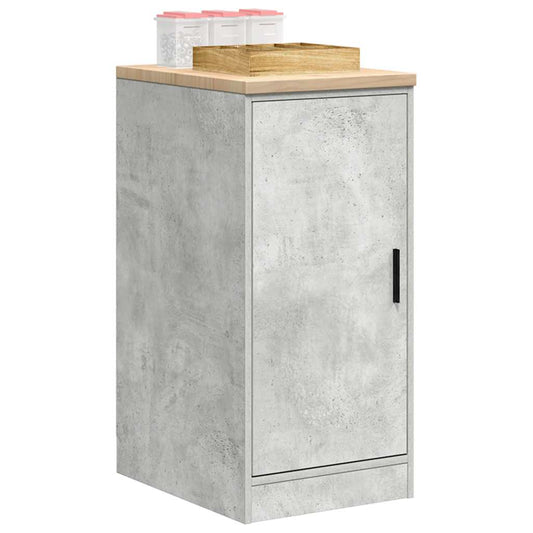 Garagekast 40x51x85 cm massief grenenhout betongrijs is nu te koop bij PeponiXL, paradijselijk wonen!