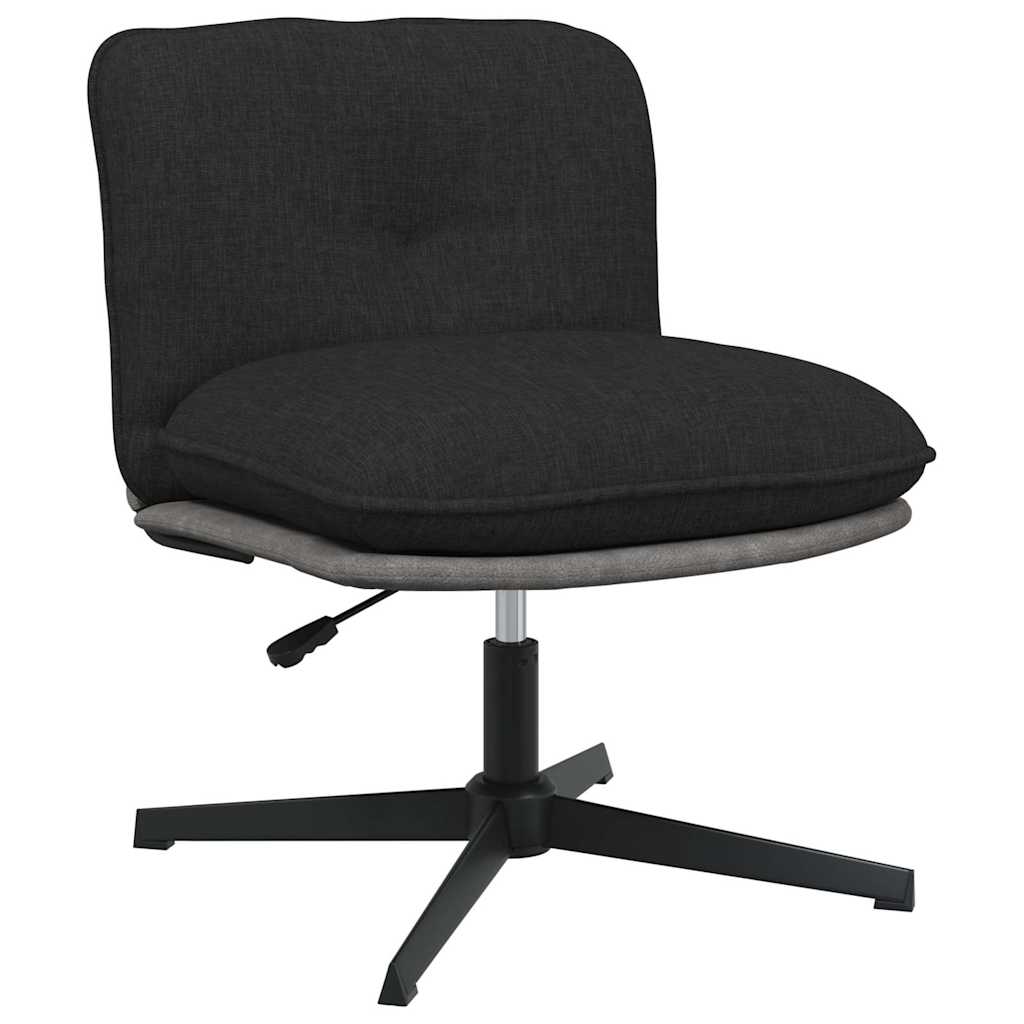 Kantoorstoel draaibaar stof zwart is nu te koop bij PeponiXL, paradijselijk wonen!