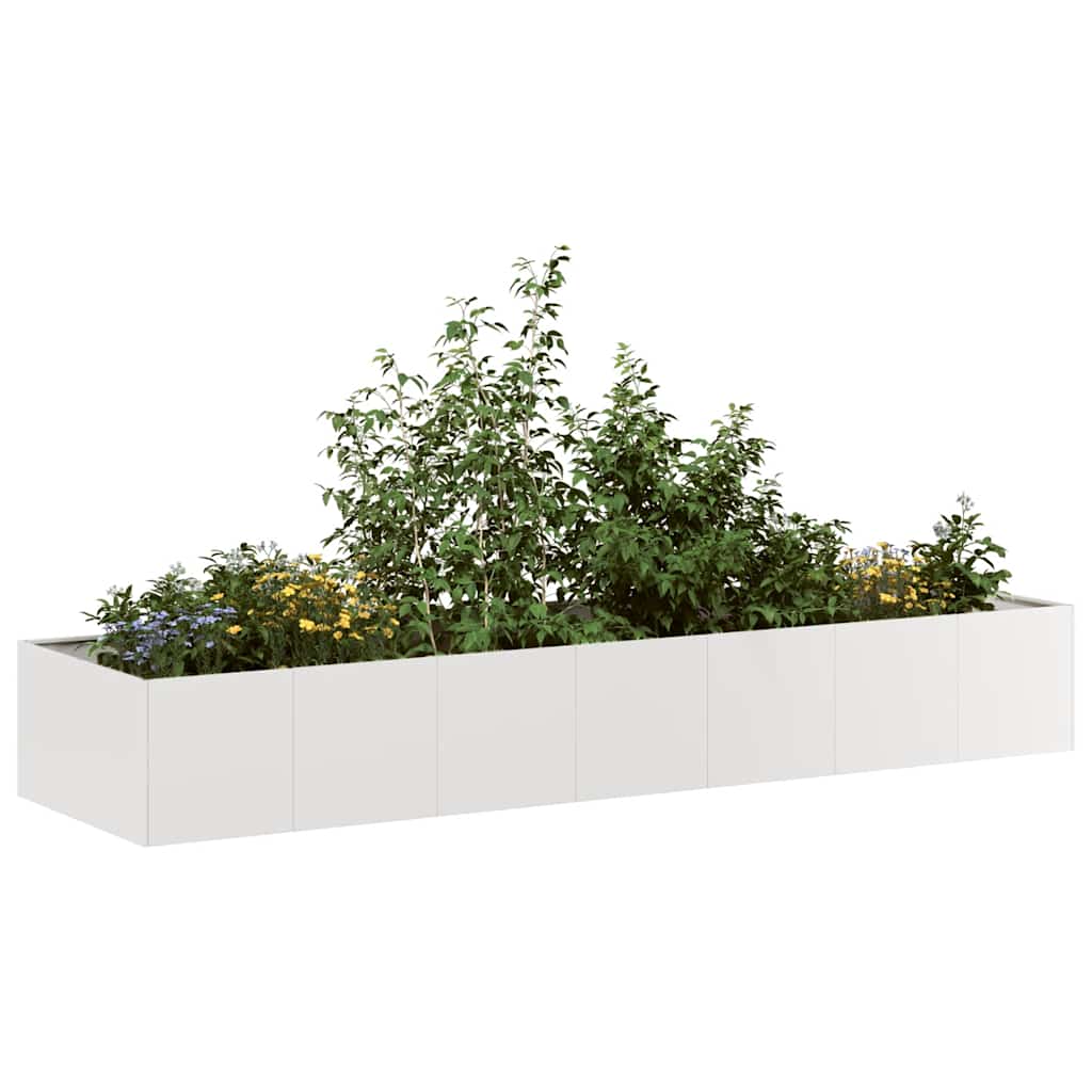Plantenbak 280x80x40 cm roestvrij staal is nu te koop bij PeponiXL, paradijselijk wonen!