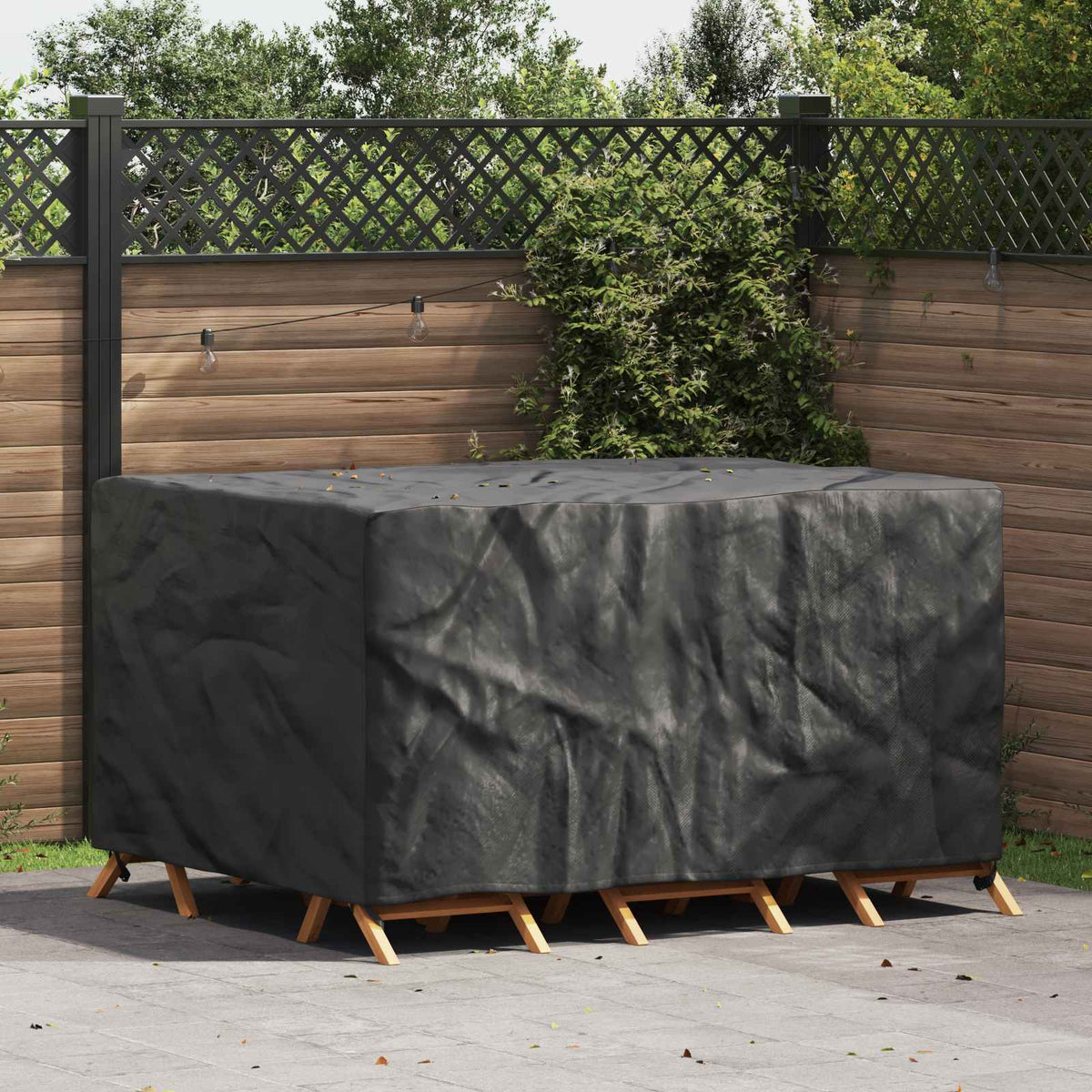 Meubelhoes Effen Zwart 180 x 120 x 74 cm 210D is nu te koop bij PeponiXL, paradijselijk wonen!