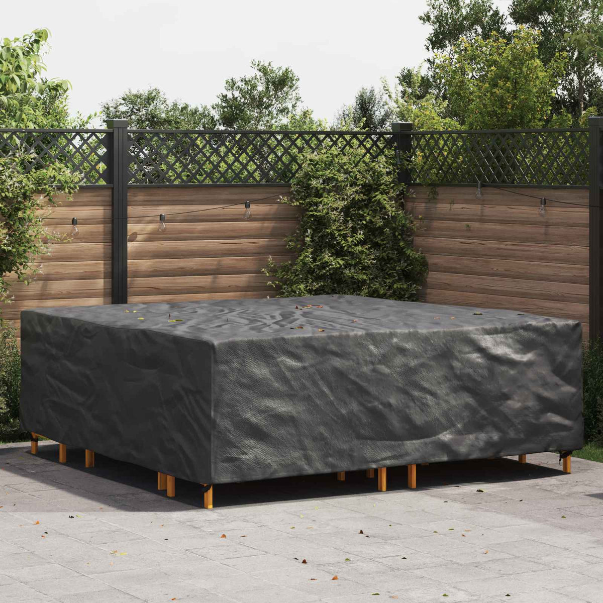 Meubelhoes Effen Zwart 220 x 220 x 70 cm 420D is nu te koop bij PeponiXL, paradijselijk wonen!