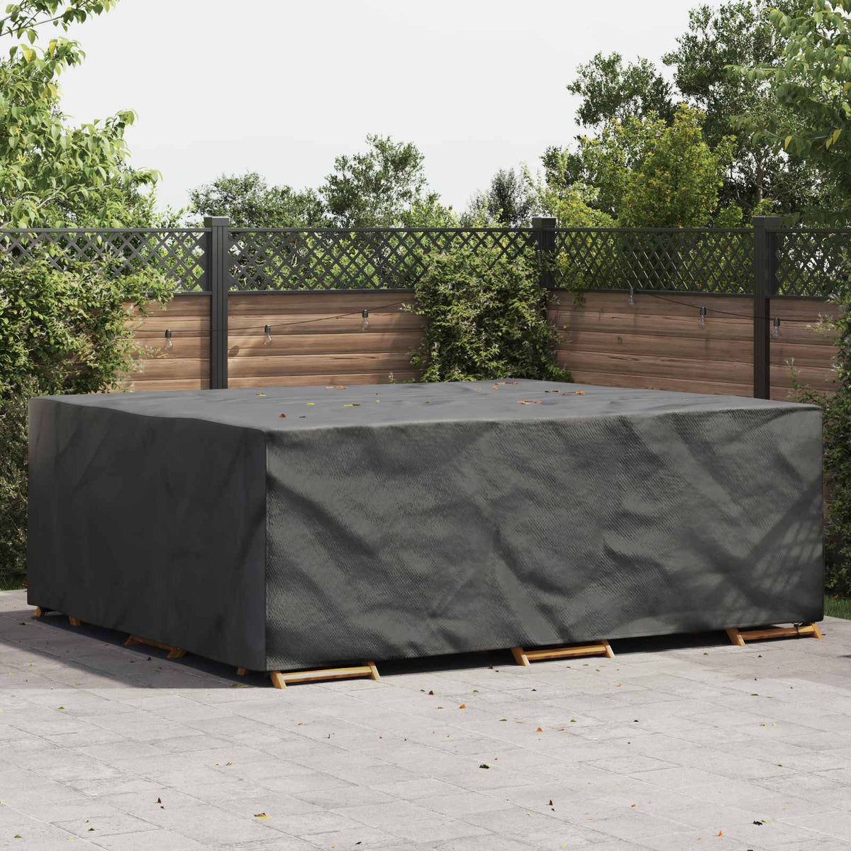 Meubelhoes Effen Zwart 300 x 250 x 70 cm 600D is nu te koop bij PeponiXL, paradijselijk wonen!