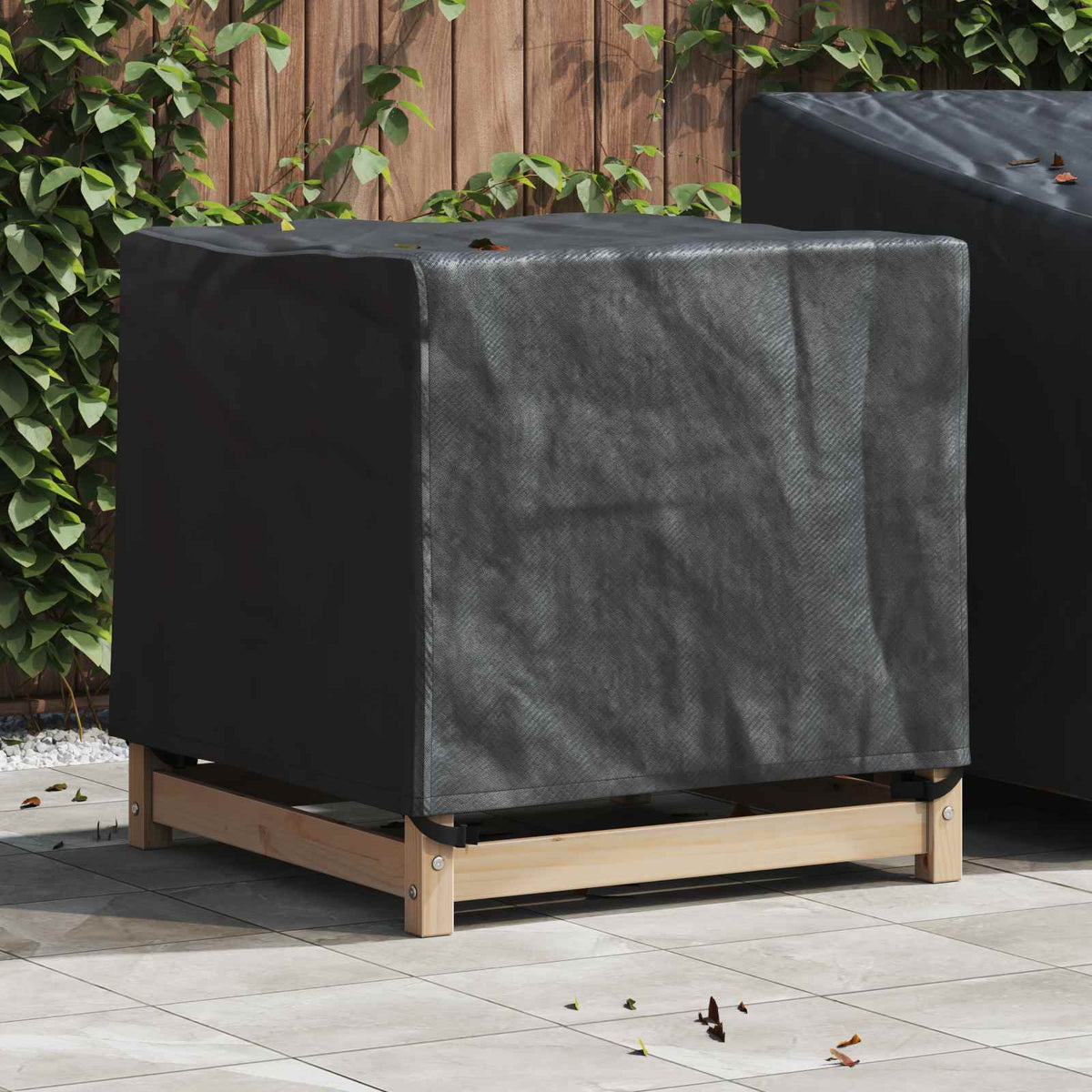 Meubelhoes Zwart 82 x 82 x 65 cm 210D Oxford Stof is nu te koop bij PeponiXL, paradijselijk wonen!