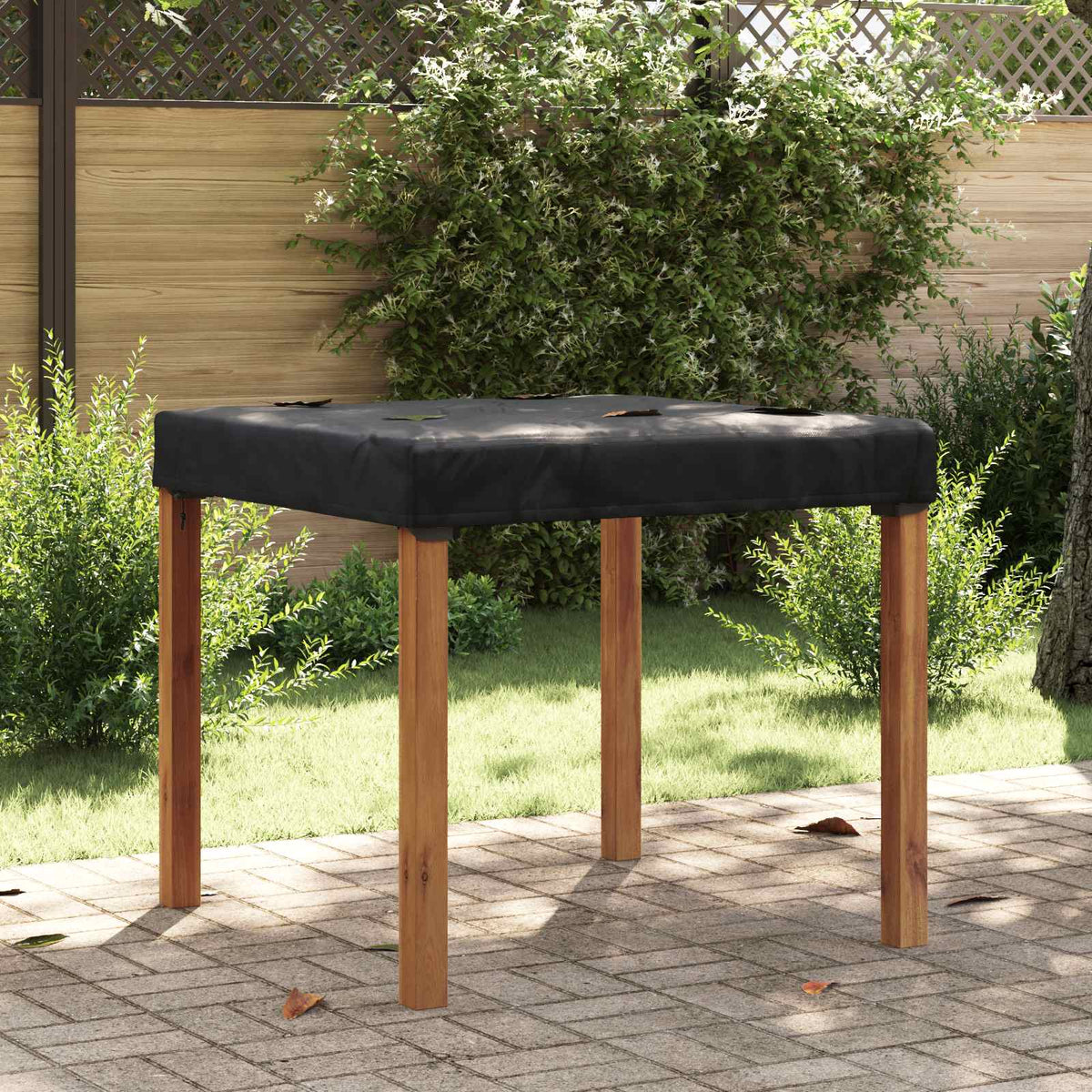 Tafel Dek Effen Zwart 112 x 112 x 15 cm Stof is nu te koop bij PeponiXL, paradijselijk wonen!