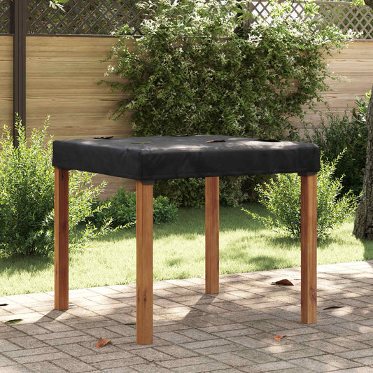 Tafel Dek Effen Zwart 112 x 112 x 15 cm Stof is nu te koop bij PeponiXL, paradijselijk wonen!