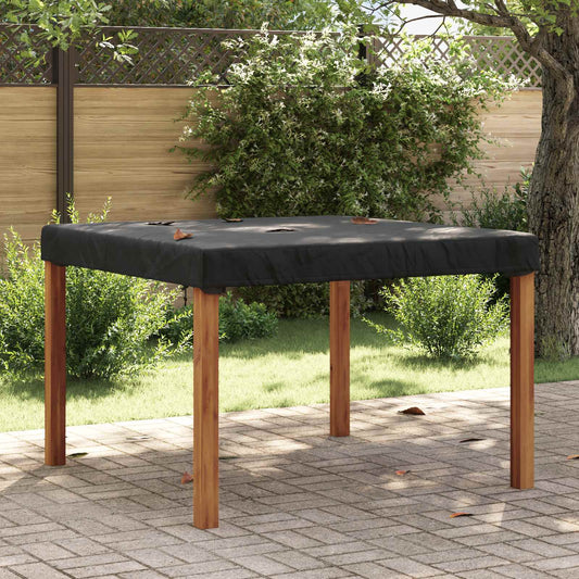 Tafel Dek Effen Zwart 142 x 142 x 15 cm Stof is nu te koop bij PeponiXL, paradijselijk wonen!