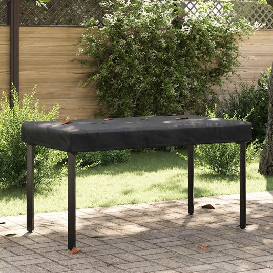 Tafel Dek Effen Zwart 152 x 92 x 15 cm Stof is nu te koop bij PeponiXL, paradijselijk wonen!