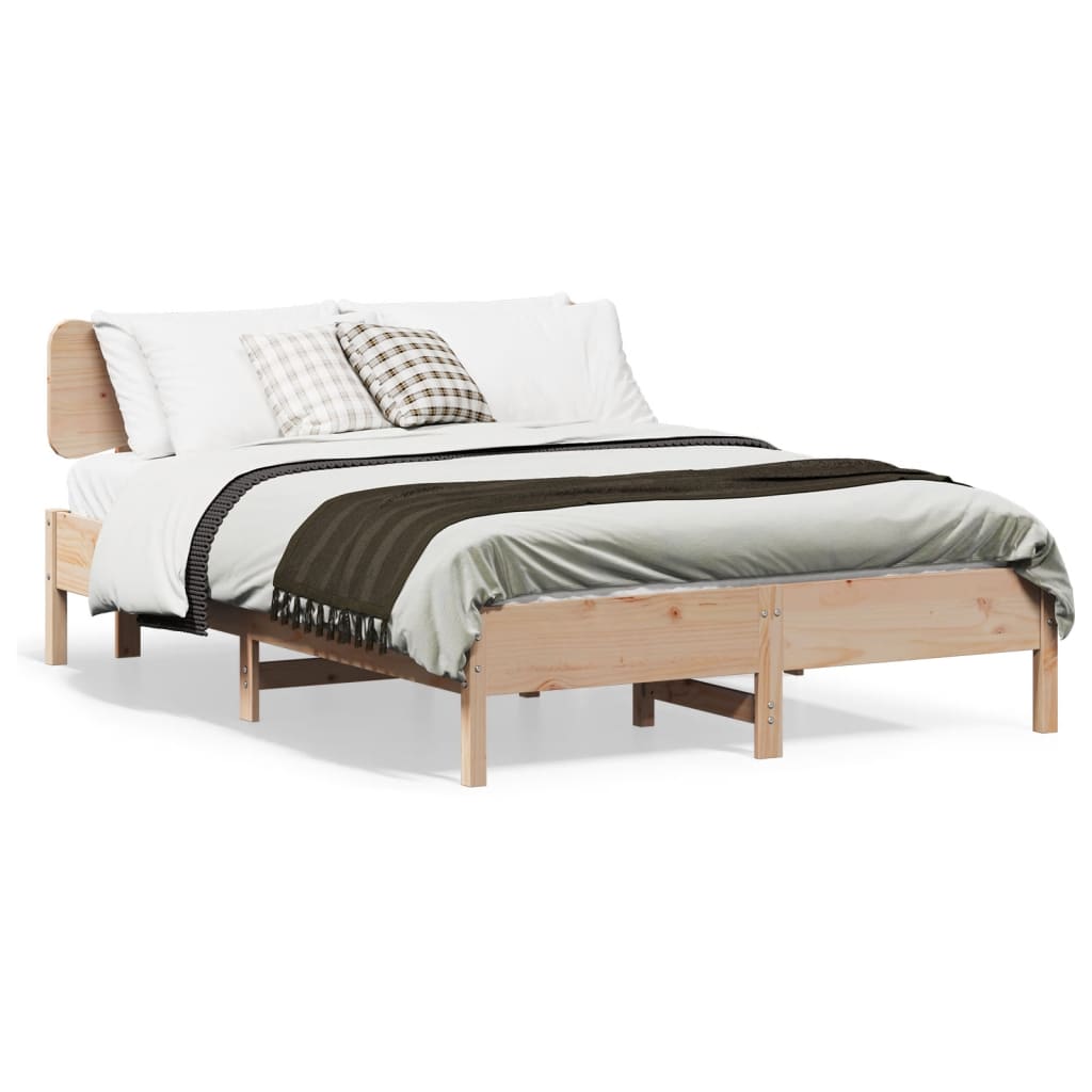 Bedframe zonder matras massief grenenhout 120x200 cm is nu te koop bij PeponiXL, paradijselijk wonen!