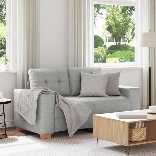 Loveseat Wolkengrijs 160 cm Stof is nu te koop bij PeponiXL, paradijselijk wonen!