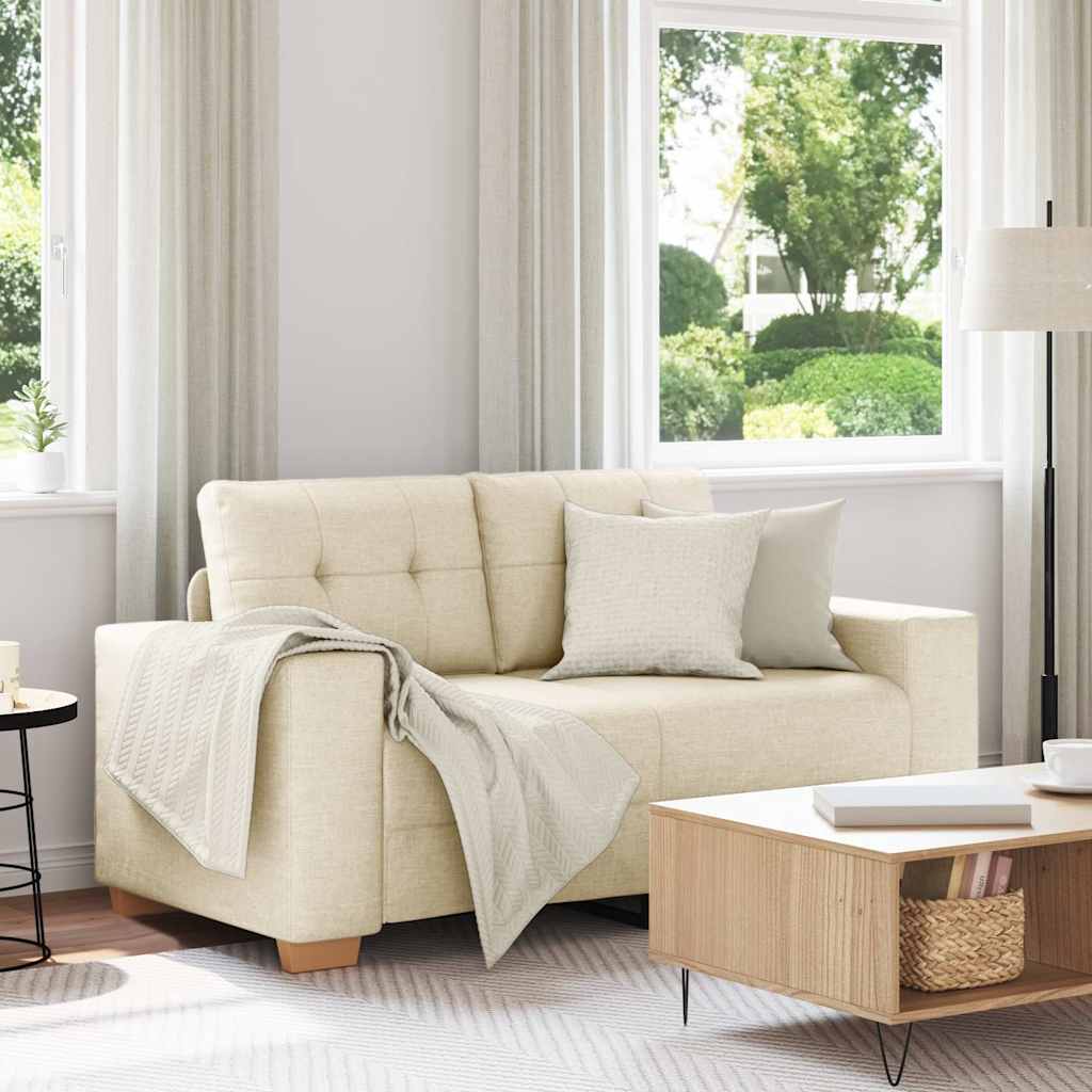 vidaXL Loveseat Bank Linnen 160x77x82 cm