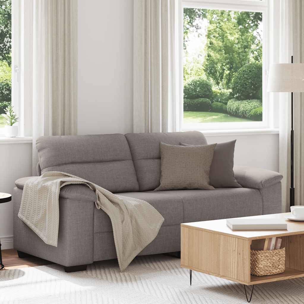 2-zitsbank Taupe 180x81x84 cm Stof is nu te koop bij PeponiXL, paradijselijk wonen!