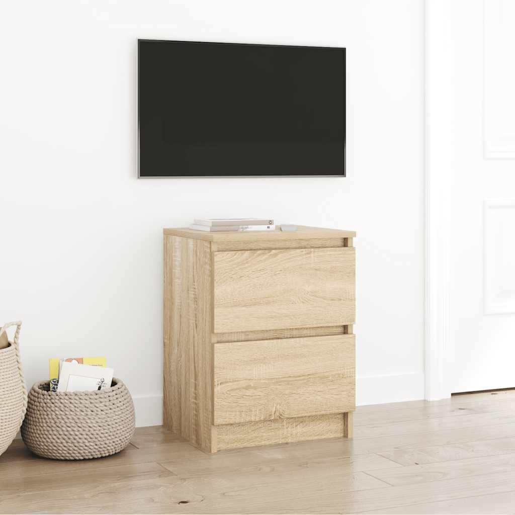 Tv-meubel 40x35x54 cm spaanplaat sonoma eikenkleurig is nu te koop bij PeponiXL, paradijselijk wonen!