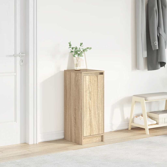 Schoenenkast 29,5x34x76 cm bewerkt hout sonoma eikenkleurig is nu te koop bij PeponiXL, paradijselijk wonen!