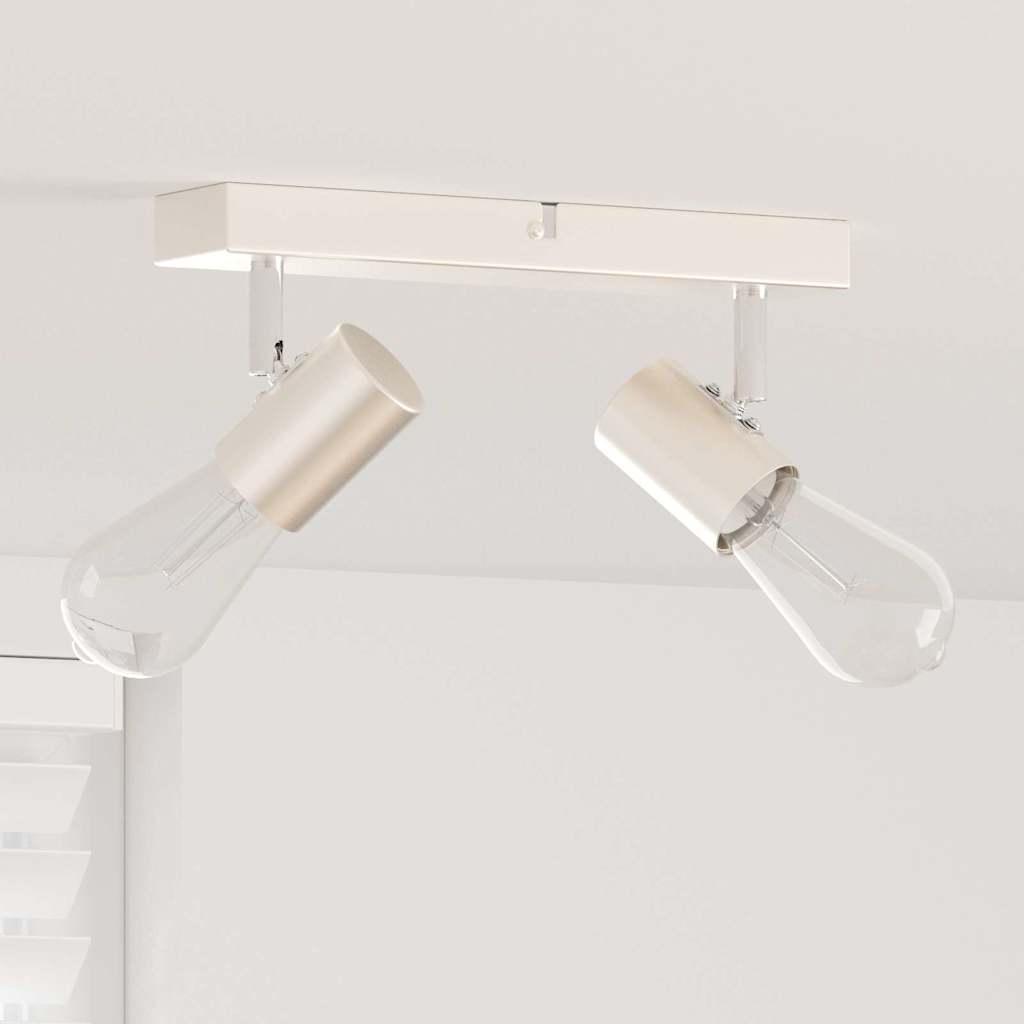 Plafondspot met schijnwerpers Nikkel 26 x 6,5 x 11,5 cm Metaal is nu te koop bij PeponiXL, paradijselijk wonen!