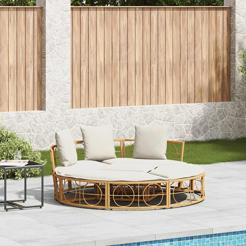 Loungebed voor buiten zonder luifel poly rattan is nu te koop bij PeponiXL, paradijselijk wonen!