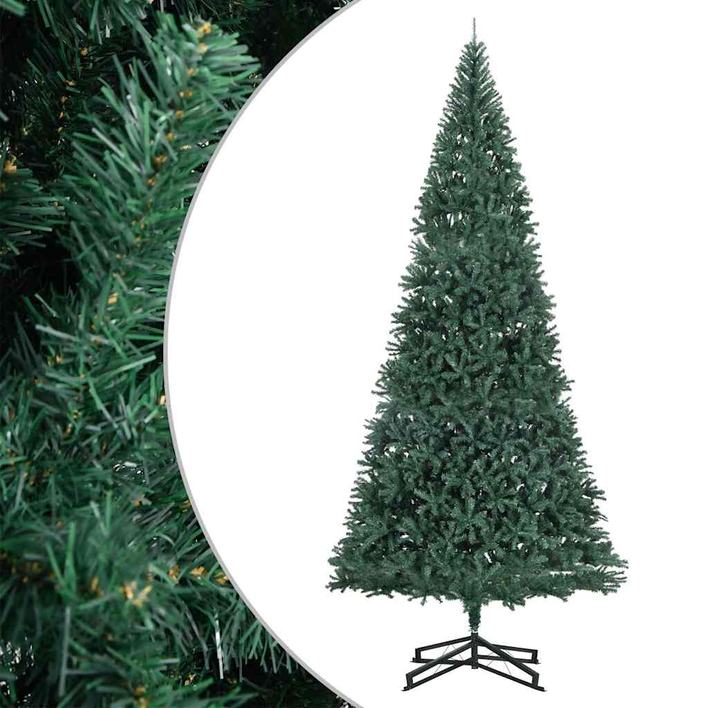 Kunstkerstboom met standaard 500 cm PVC groen is nu te koop bij PeponiXL, paradijselijk wonen!