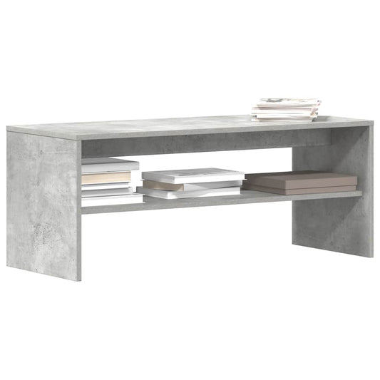 Tv-meubel 100x40x40 cm bewerkt hout betongrijs is nu te koop bij PeponiXL, paradijselijk wonen!