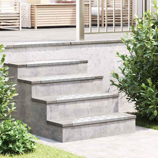 Trap Tread 15 pcs Zilver 60 x 18 x 2,5 cm Aluminium is nu te koop bij PeponiXL, paradijselijk wonen!