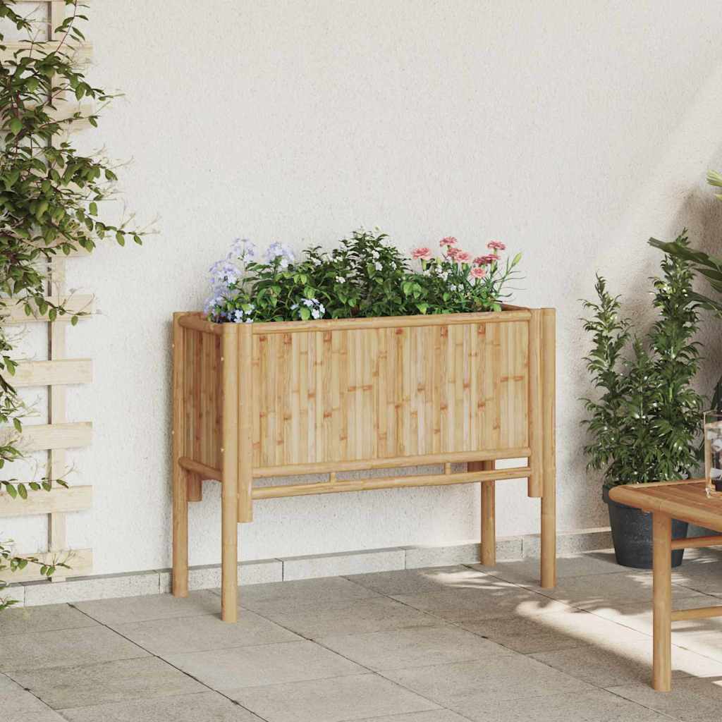 Verhoogd bed Bruin 90 x 35 x 70 cm Bamboe is nu te koop bij PeponiXL, paradijselijk wonen!
