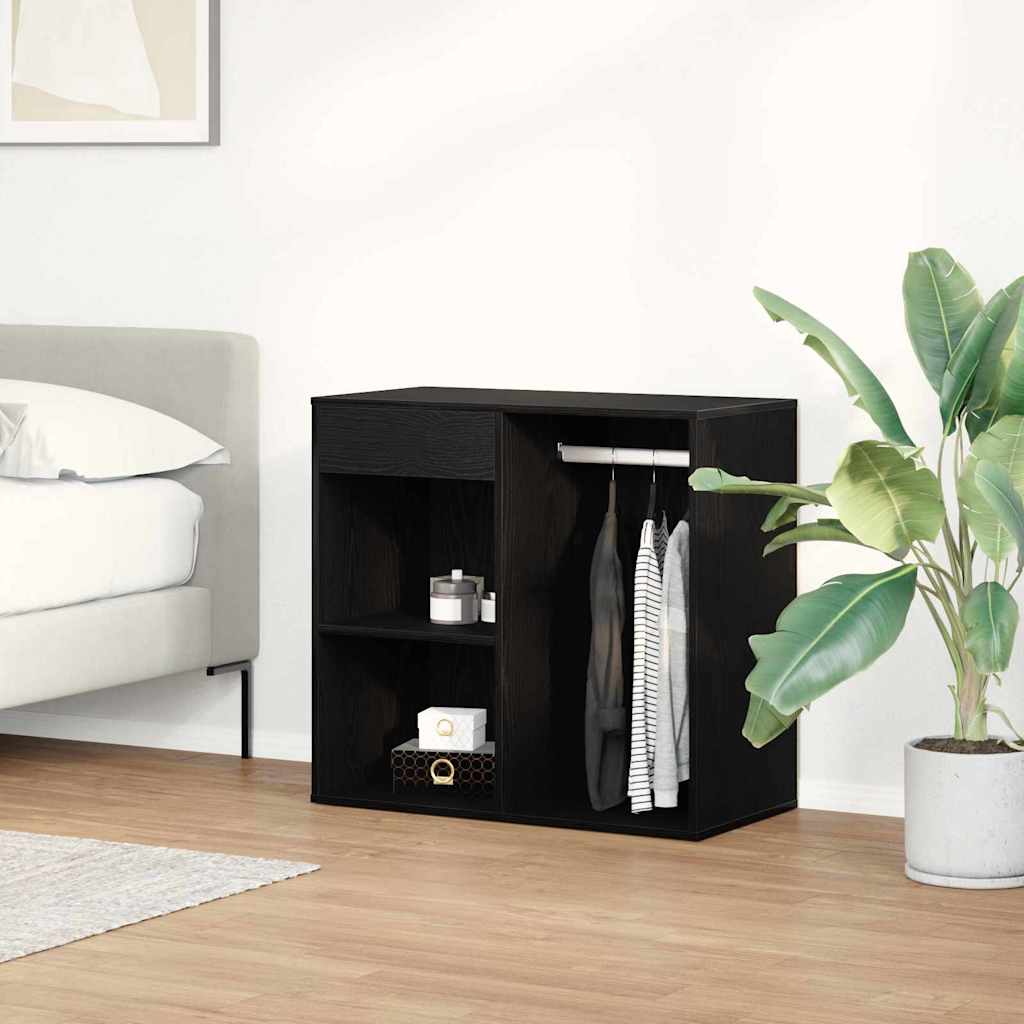 Cosmetiek kast Zwart Eiken 80 x 40 x 75 cm Bewerkt hout is nu te koop bij PeponiXL, paradijselijk wonen!