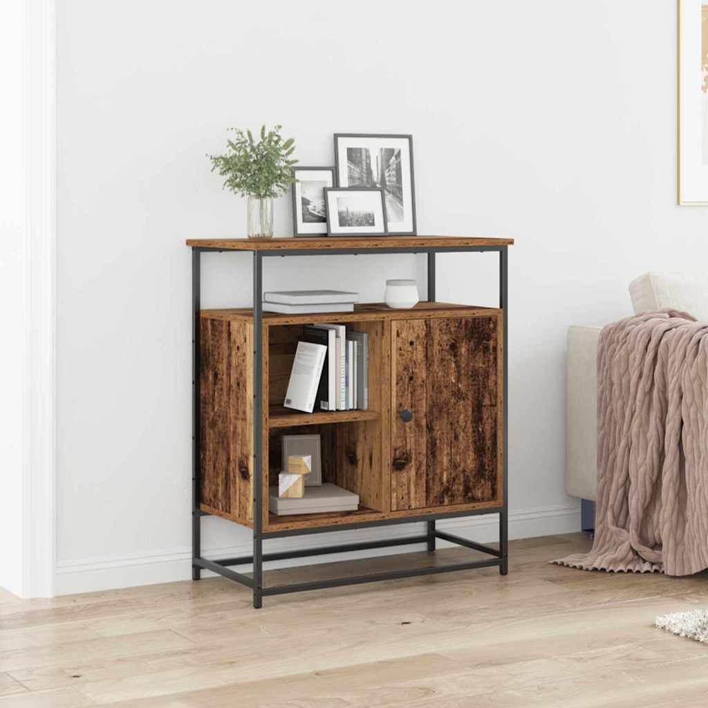 Dressoir Oudhout 69 x 35 x 80 cm Bewerkt hout is nu te koop bij PeponiXL, paradijselijk wonen!