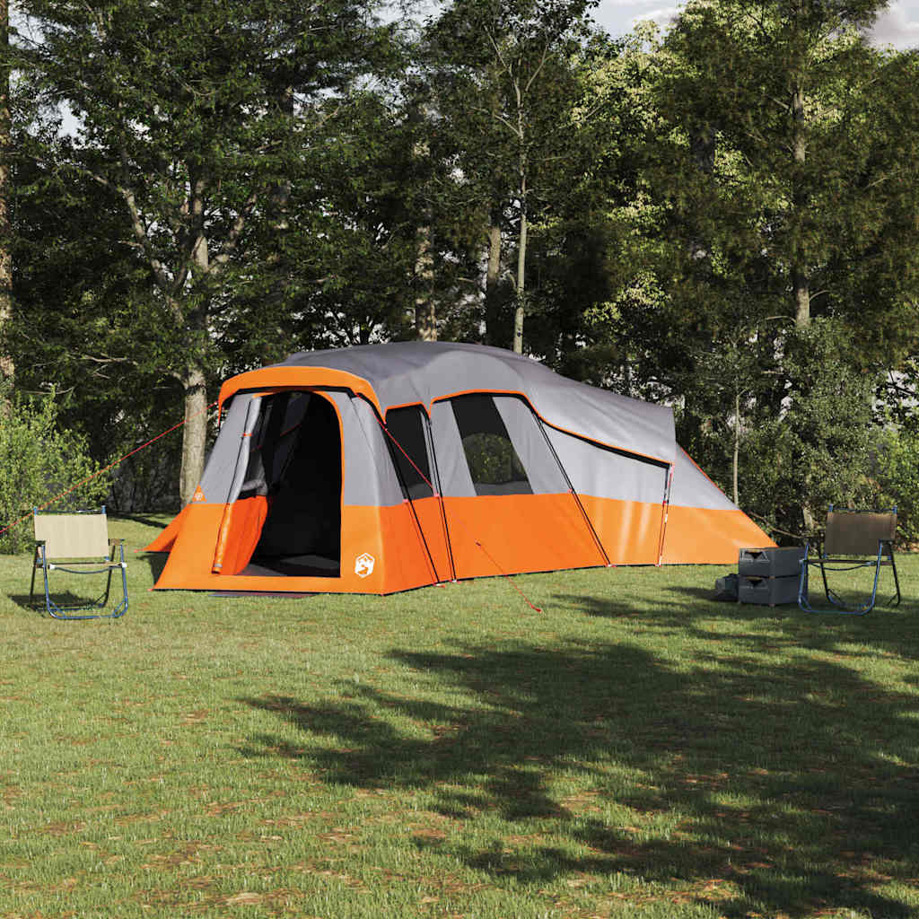Gezinstent met dak Grijs en Oranje 762 x 655 x 218 cm taft is nu te koop bij PeponiXL, paradijselijk wonen!