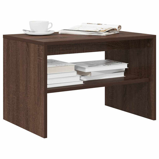 Tv-meubel 60x40x40 cm bewerkt hout bruin eikenkleur is nu te koop bij PeponiXL, paradijselijk wonen!