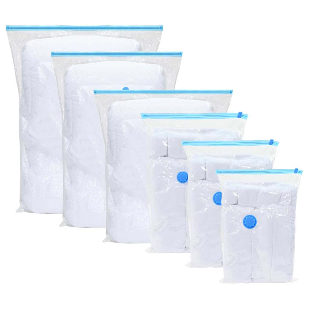 Opslagzakken 20 pcs Transparant en Blauw 130 x 100 cm is nu te koop bij PeponiXL, paradijselijk wonen!