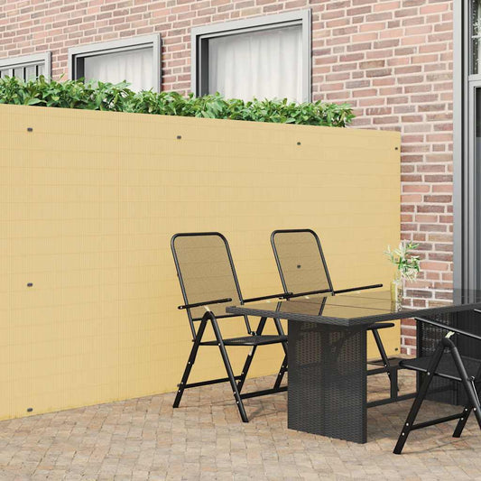 Tuinhek Dubbelzijdig Geel 1,8x5 m PVC is nu te koop bij PeponiXL, paradijselijk wonen!