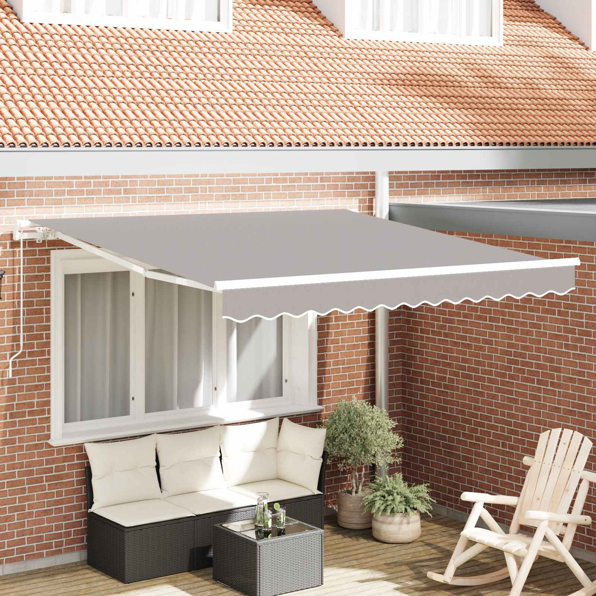 Markies Lichtgrijs 300 x 250 x 165 cm Polyester is nu te koop bij PeponiXL, paradijselijk wonen!