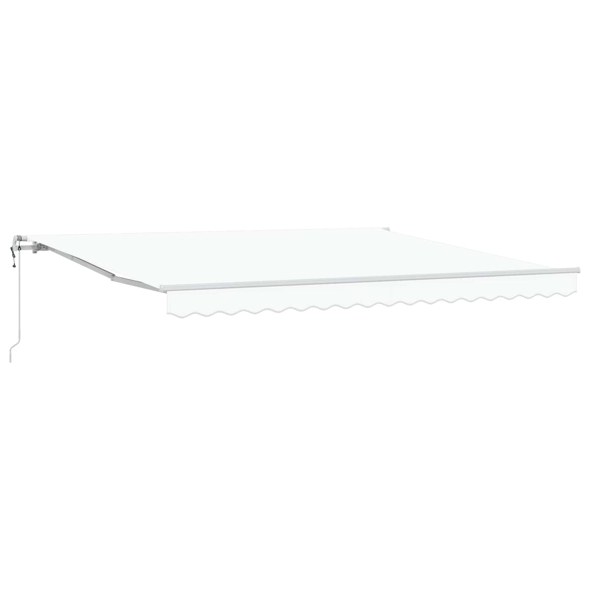 Elektrisch Uittrekbaar Zonnescherm Wit 400 × 300 cm is nu te koop bij PeponiXL, paradijselijk wonen!