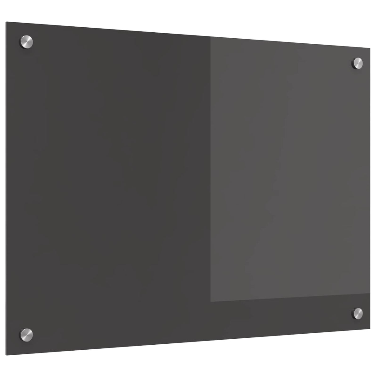 Keukenachterwand Donkergrijs 70 x 50 cm gehard glas is nu te koop bij PeponiXL, paradijselijk wonen!